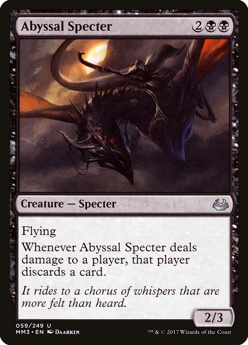 Abyssal Specter (59) (Foil) - Modern Masters 2017
