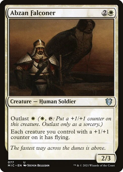 Abzan Falconer (77) - Midnight Hunt Commander