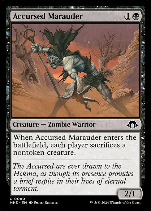 Accursed Marauder (80) - Modern Horizons 3