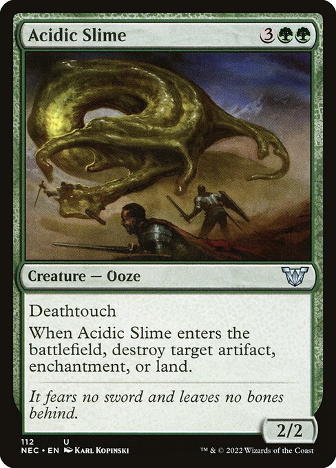 Acidic Slime (112) - Neon Dynasty Commander