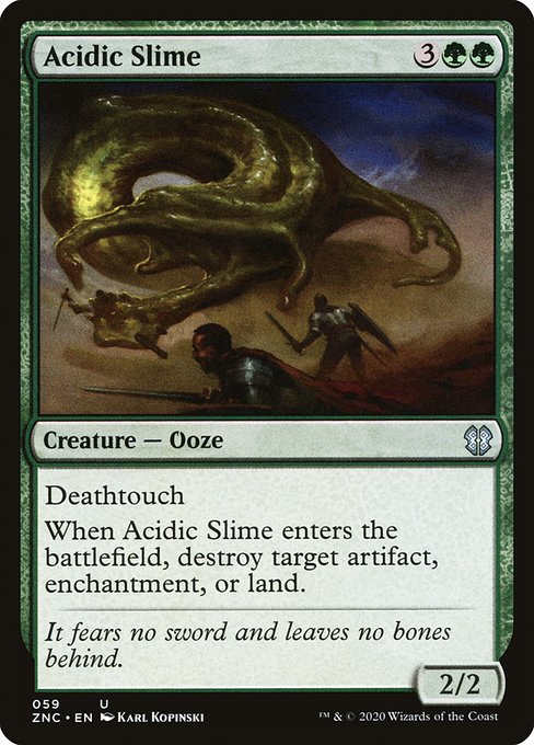 Acidic Slime (59) - Zendikar Rising Commander