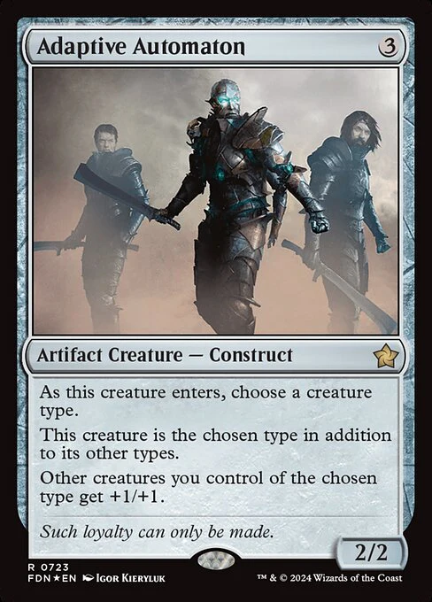 Adaptive Automaton (723) (Foil) - Foundations