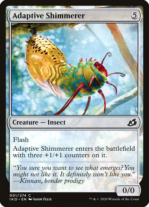 Adaptive Shimmerer (1) (Foil) - Ikoria: Lair of Behemoths