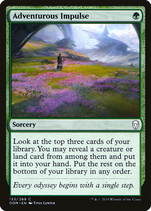 Adventurous Impulse (153) (Foil) - Dominaria
