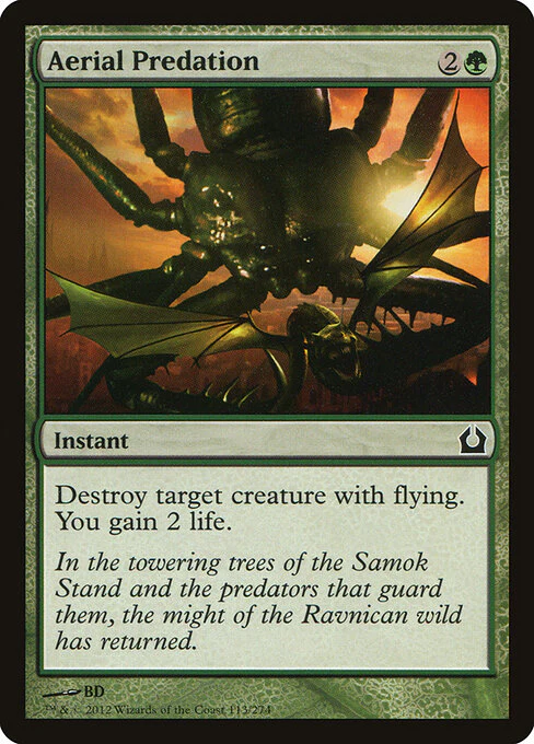 Aerial Predation (113) (Foil) - Return to Ravnica