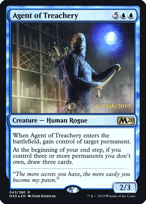 Agent of Treachery (43s) (Foil) - Core Set 2020 Promos
