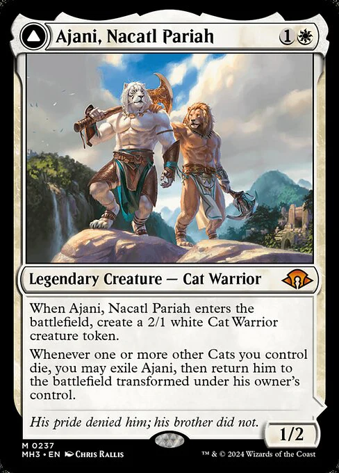 Ajani, Nacatl Pariah // Ajani, Nacatl Avenger (237) - Modern Horizons 3