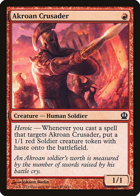 Akroan Crusader (111) (Foil) - Theros
