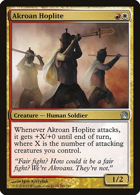 Akroan Hoplite (185) (Foil) - Theros