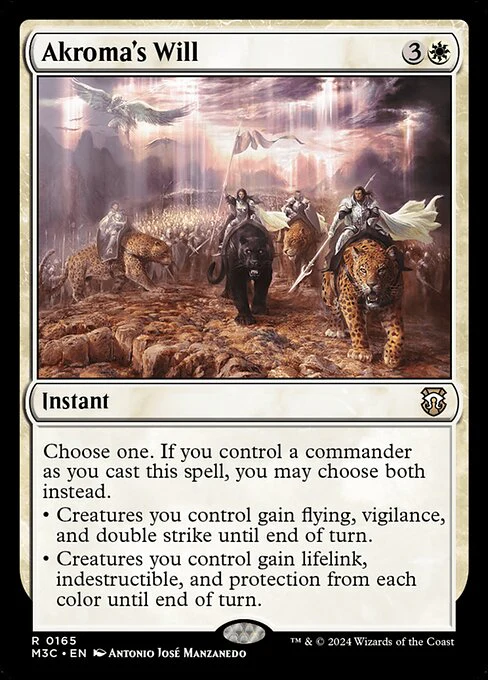 Akroma's Will (165) - Modern Horizons 3 Commander