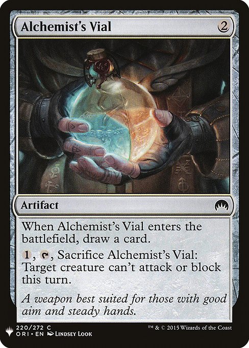 Alchemist's Vial (ORI-220) - The List