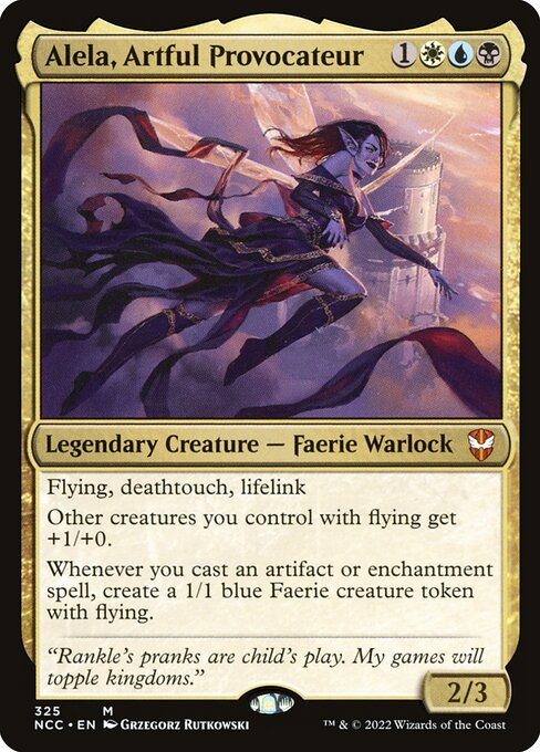 Alela, Artful Provocateur (325) - New Capenna Commander