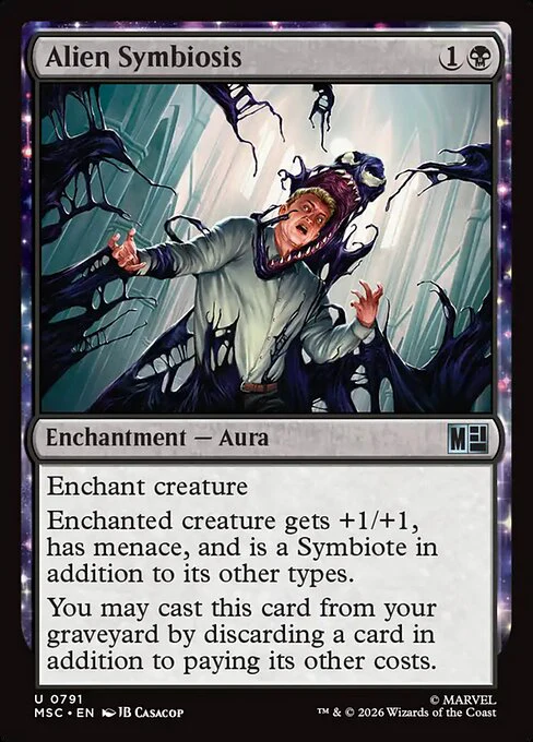 Alien Symbiosis (791) (Foil) - Marvel Super Heroes Commander