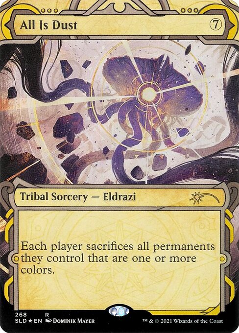 All Is Dust (268) - SHOWCASE - FULL ART (Foil) - Secret Lair Drop