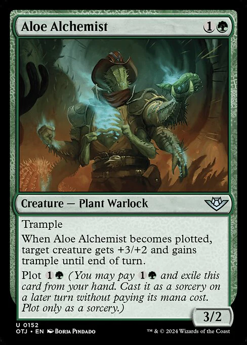 Aloe Alchemist (152) (Foil) - Outlaws of Thunder Junction
