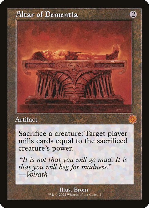 Altar of Dementia (3) - The Brothers' War Retro Artifacts