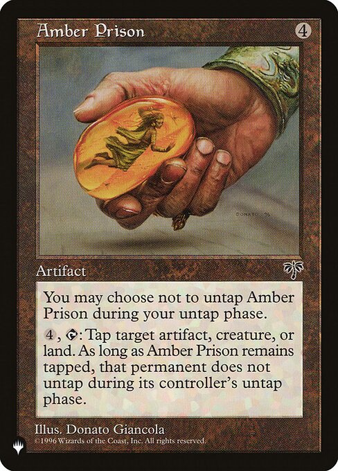 Amber Prison (MIR-292) - The List
