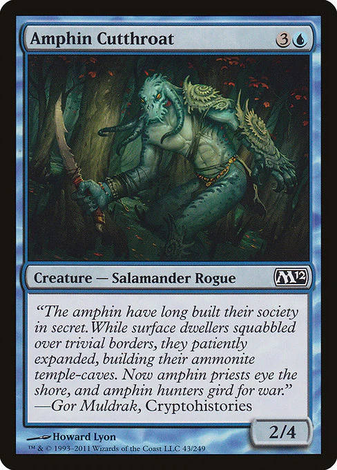 Amphin Cutthroat (43) (Foil) - Magic 2012