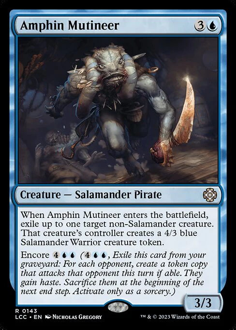 Amphin Mutineer (143) - The Lost Caverns of Ixalan Commander
