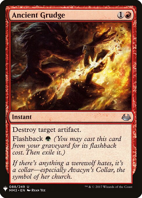 Ancient Grudge (MM3-88) - The List