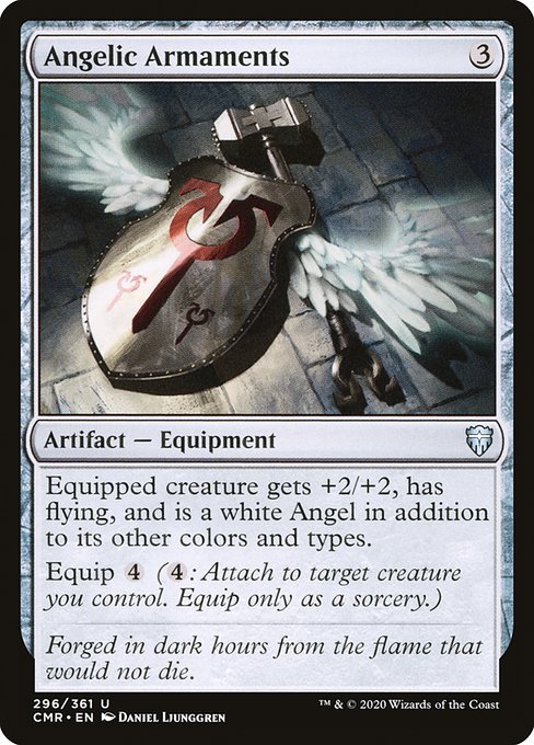 Angelic Armaments (296) (Foil) - Commander Legends