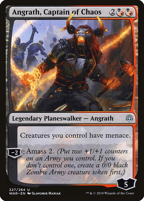 Angrath, Captain of Chaos (227) (Foil) - War of the Spark