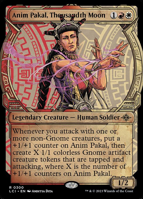 Anim Pakal, Thousandth Moon (300) - SHOWCASE (Foil) - The Lost Caverns of Ixalan