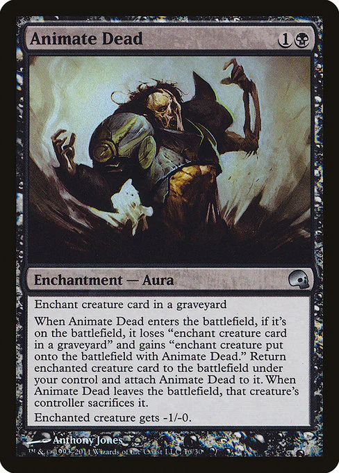 Animate Dead (16) (Foil) - Premium Deck Series: Graveborn