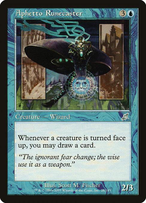 Aphetto Runecaster (28) (Foil) - Scourge