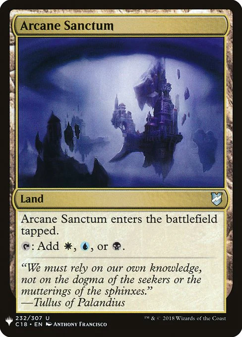 Arcane Sanctum (C18-232) - The List