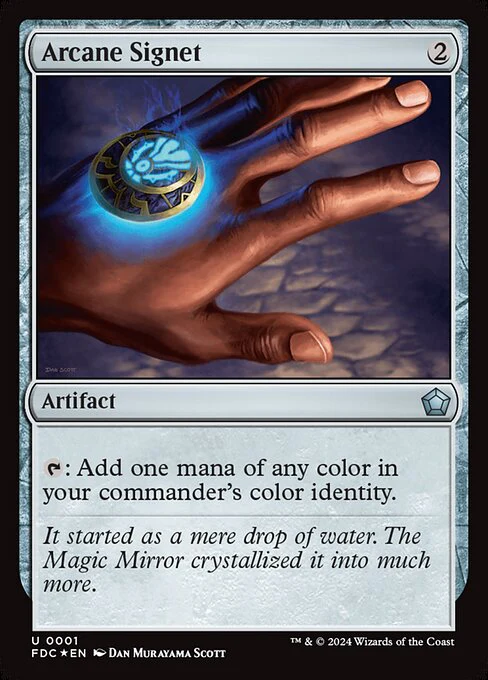 Arcane Signet (1) (Foil) - Foundations Commander