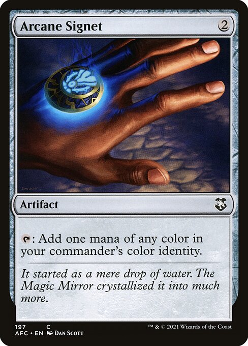 Arcane Signet (197) - Forgotten Realms Commander