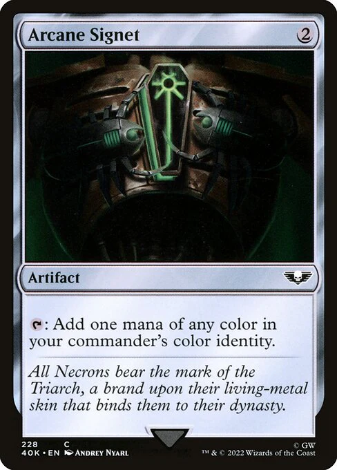 Arcane Signet (228) - Warhammer 40,000 Commander