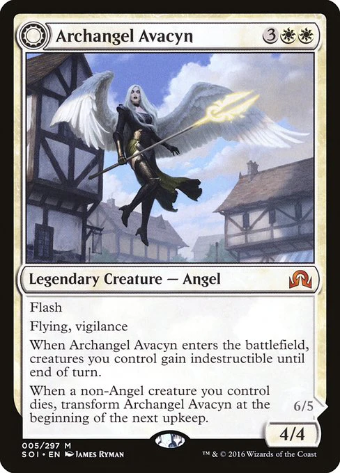 Archangel Avacyn // Avacyn, the Purifier (5) (Foil) - Shadows over Innistrad
