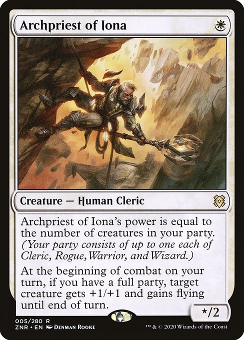 Archpriest of Iona (5) - Zendikar Rising