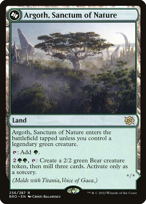 Argoth, Sanctum of Nature (256a) - The Brothers' War