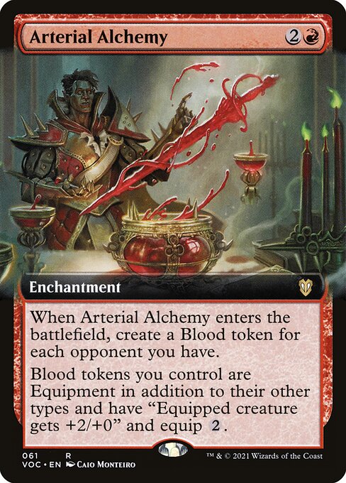 Arterial Alchemy (61) - EXTENDED ART - Crimson Vow Commander