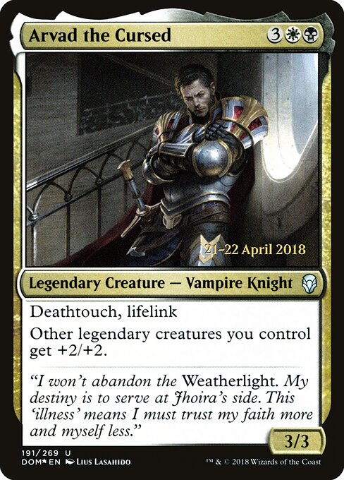 Arvad the Cursed (191s) (Foil) - Dominaria Promos