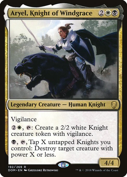 Aryel, Knight of Windgrace (192) - Dominaria