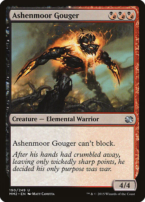 Ashenmoor Gouger (190) (Foil) - Modern Masters 2015