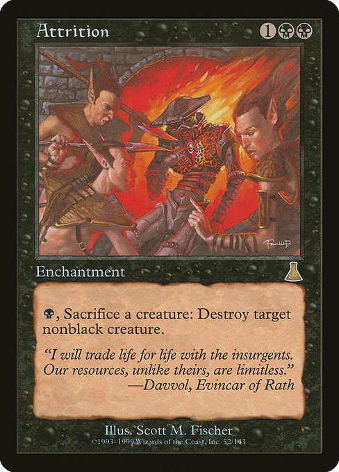Attrition (52) - Urza's Destiny