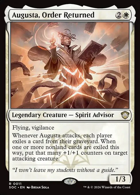 Augusta, Order Returned (11) - Secrets of Strixhaven Commander