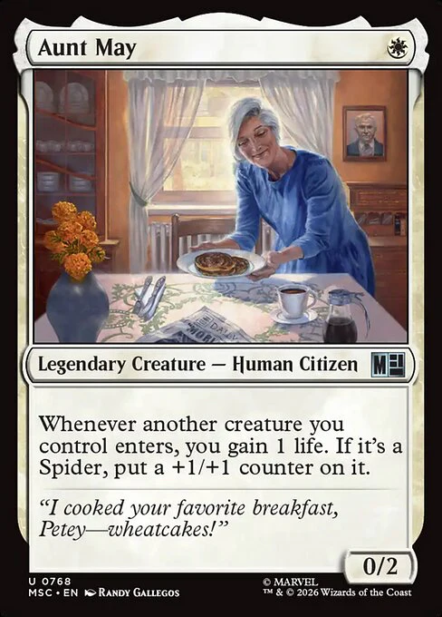 Aunt May (768) - Marvel Super Heroes Commander