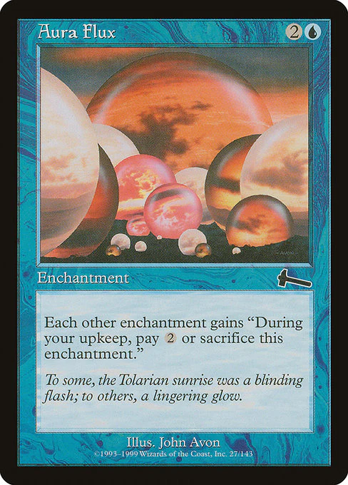 Aura Flux (27) (Foil) - Urza's Legacy