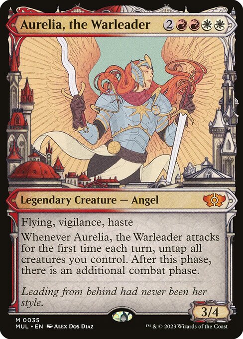 Aurelia, the Warleader (35) - SHOWCASE - Multiverse Legends
