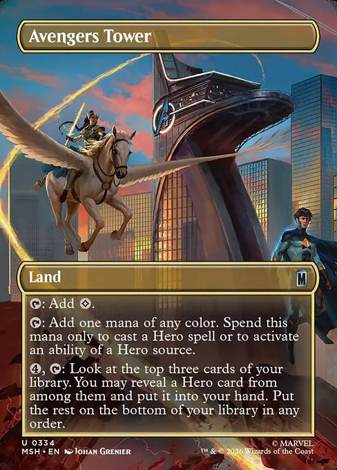 Avengers Tower (334) (Foil) - Marvel Super Heroes
