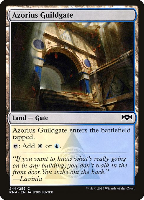 Azorius Guildgate (244) (Foil) - Ravnica Allegiance