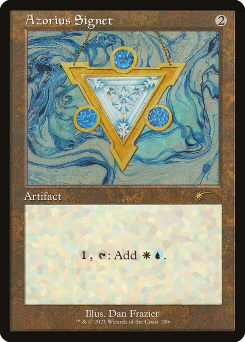 Azorius Signet (286) (Etched) - Secret Lair Drop