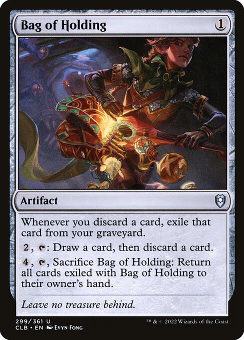 Bag of Holding (299) - Commander Legends: Battle for Baldur's Gate