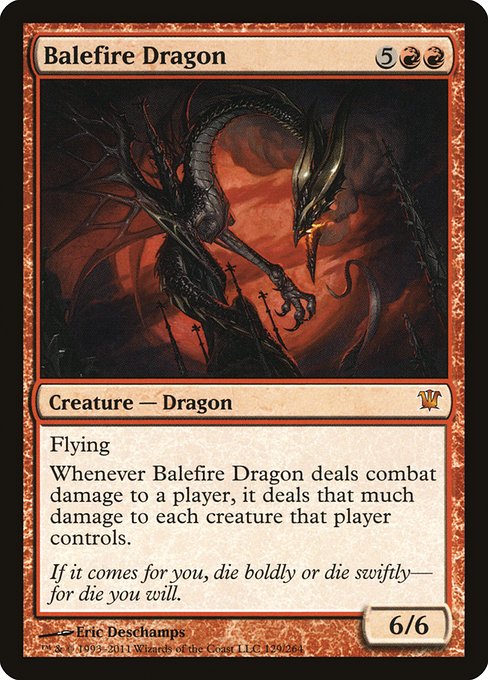 Balefire Dragon (129) - Innistrad